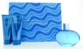 Elizabeth Arden Mediterranean 3pcs Gift Set 100ml EDP Spray Women (RARE)