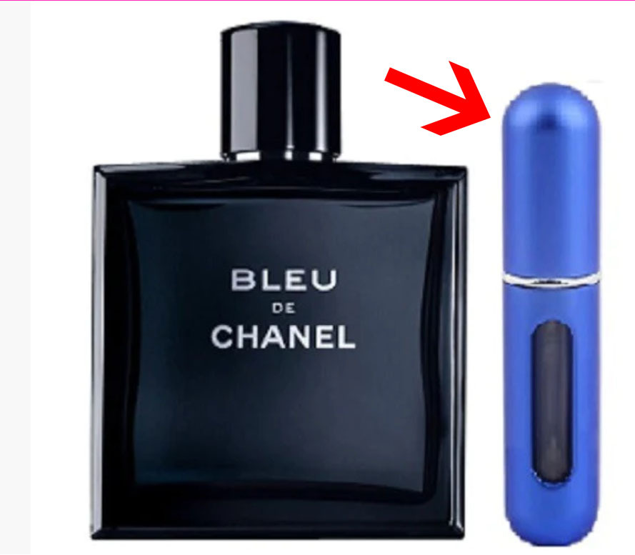 Chanel Bleu De Chanel 5ml Refillable Travel Spray (100ml Bottle NOT INCLUDED)