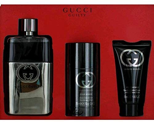 Gucci Guilty Pour Homme 3pcs Gift Set 90ml EDT Spray Men