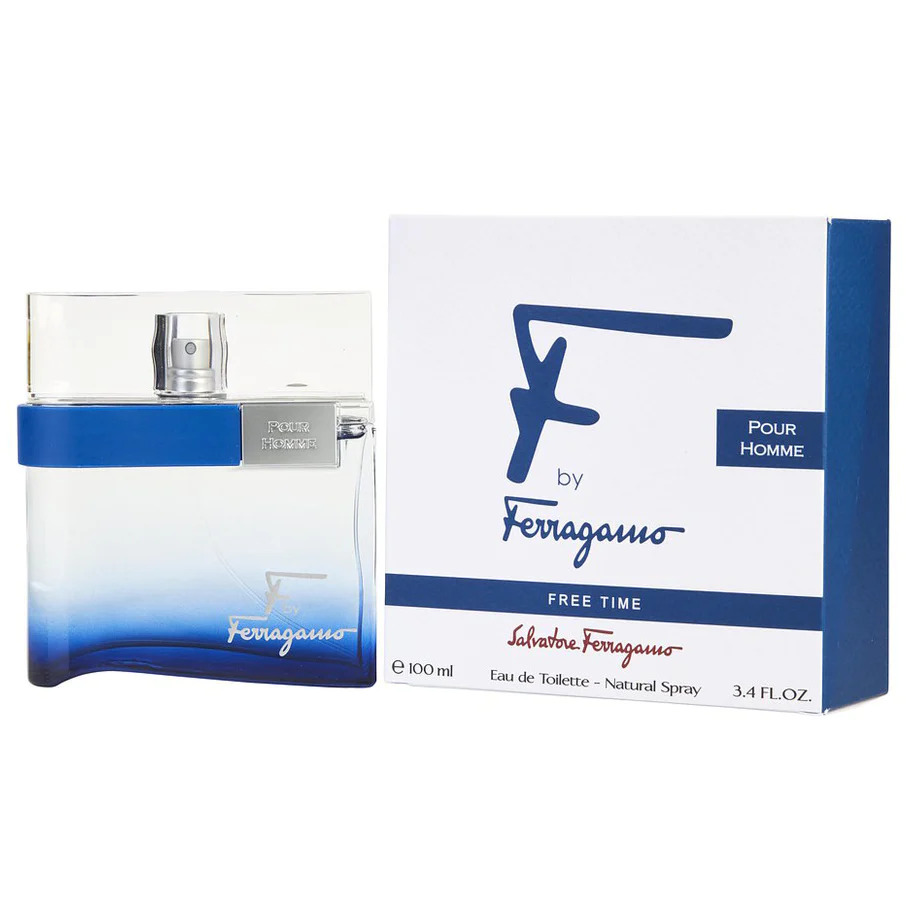 Salvatore Ferragamo F Free Time Pour Homme 100ml EDT Spray Men