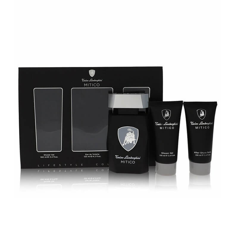 Lamborghini Mitico 3pcs Gift Set 125ml EDT Spray Men