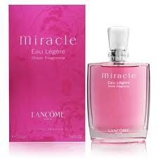 Lancome Miracle Eau Legere 100ml Spray Women