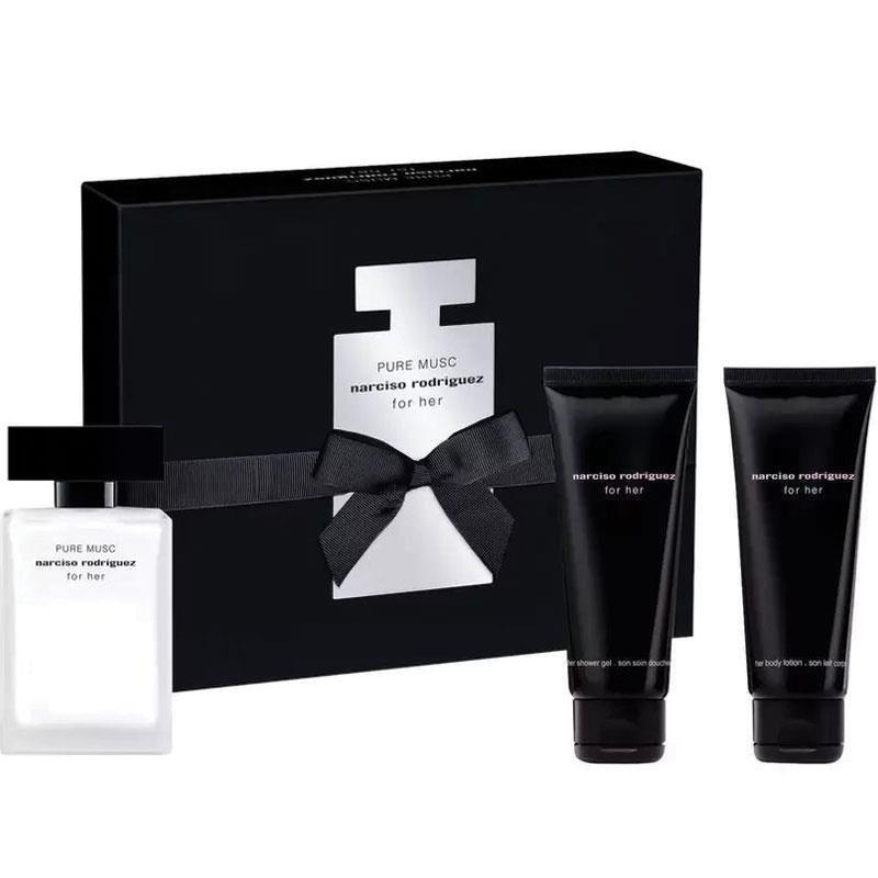 Narciso Rodriguez Pure Musc For Her 3pcs Gift Set 50ml EDP Spray Women