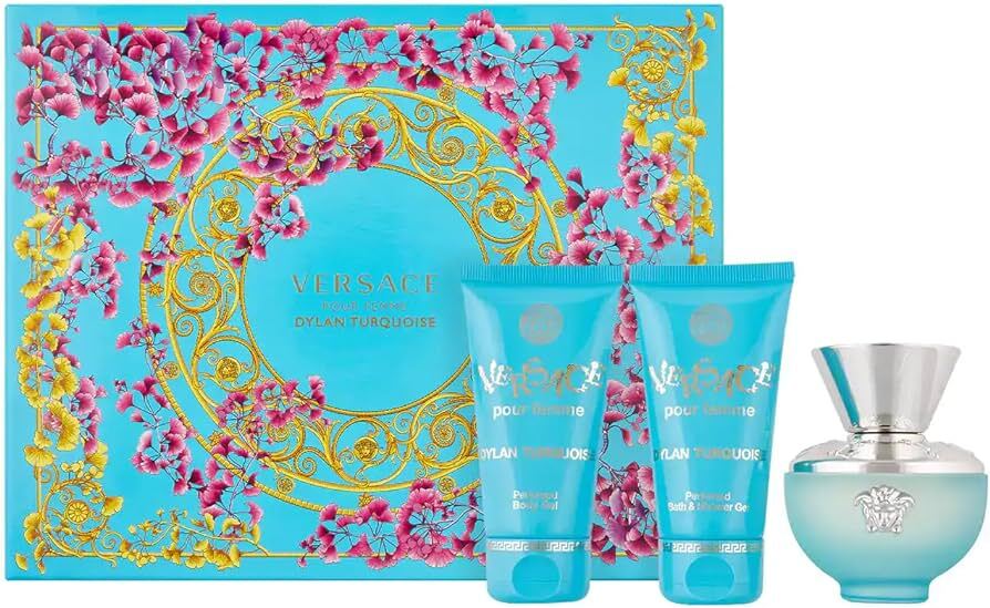 Versace Dylan Turquoise 3pcs Gift Set 50ml EDT Spray Women