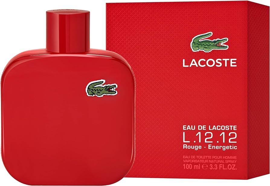 Lacoste Eau De Lacoste L.12.12 Rouge - Energetic 100ml EDT Spray Men